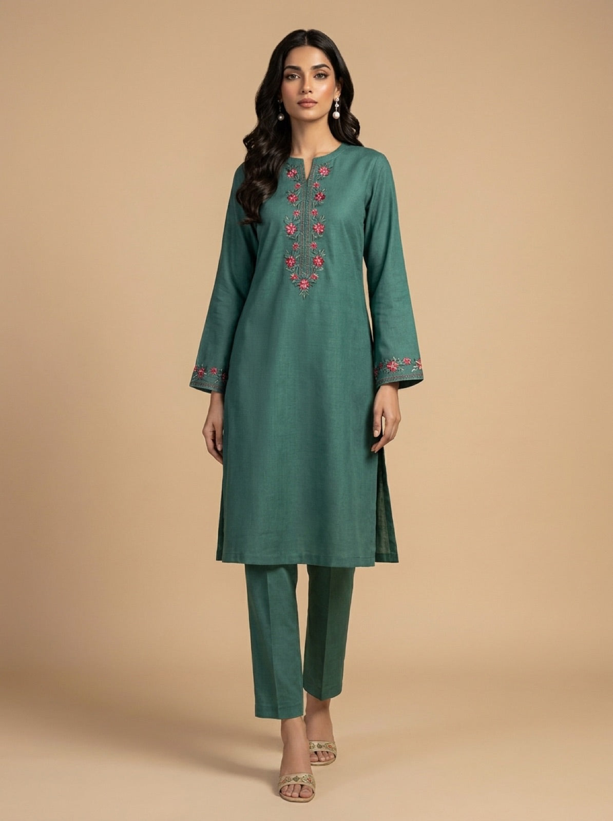 Firoza Emerald Kurta