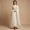Parizaad White Anarkali