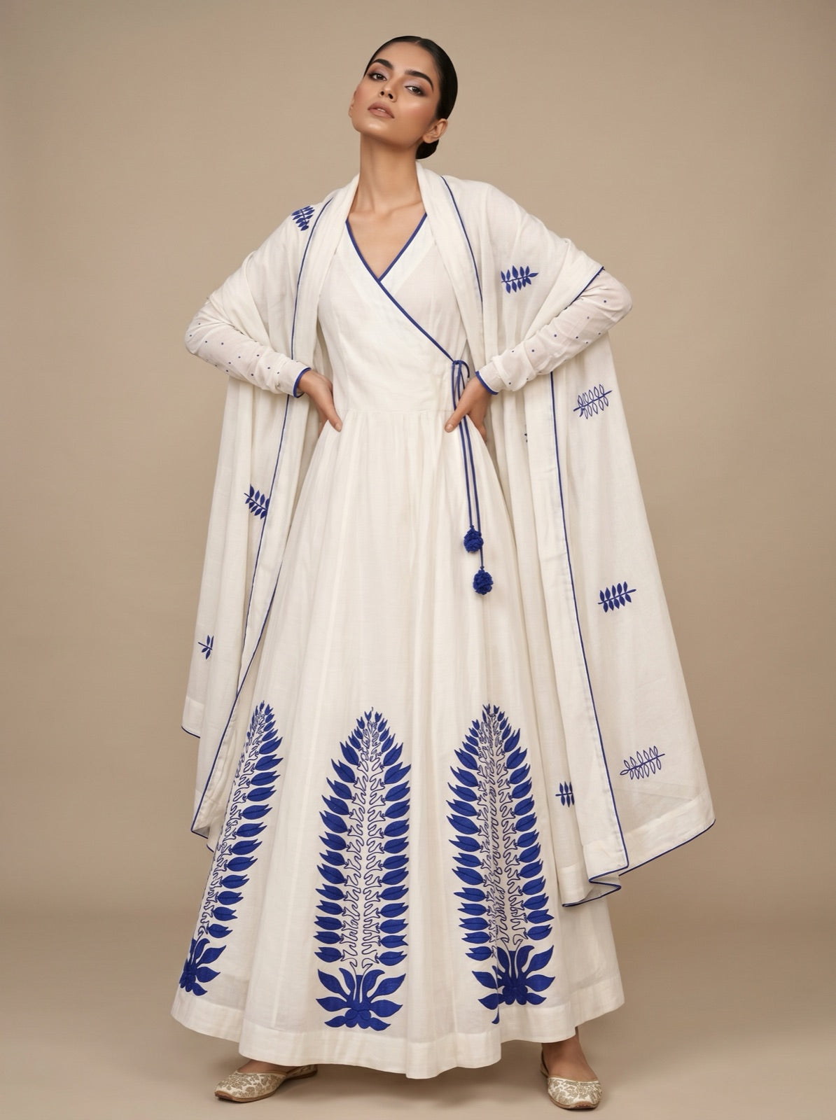 Neelofar Cobalt Anarkali