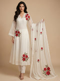 Gul-e-Rana Red Floral Anarkali