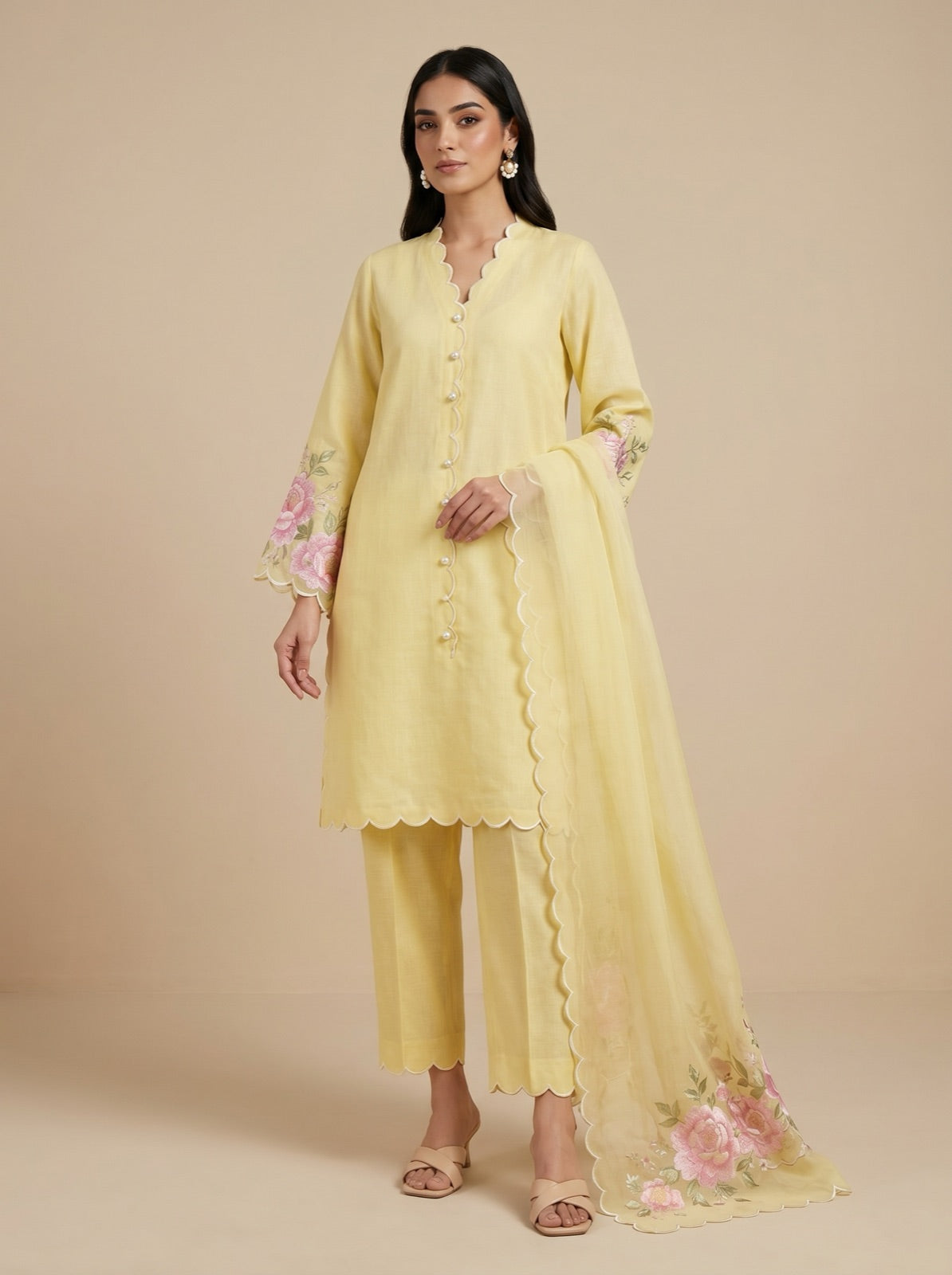 Husn Daffodil Suit Set