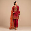 Anaar Red Suit Set